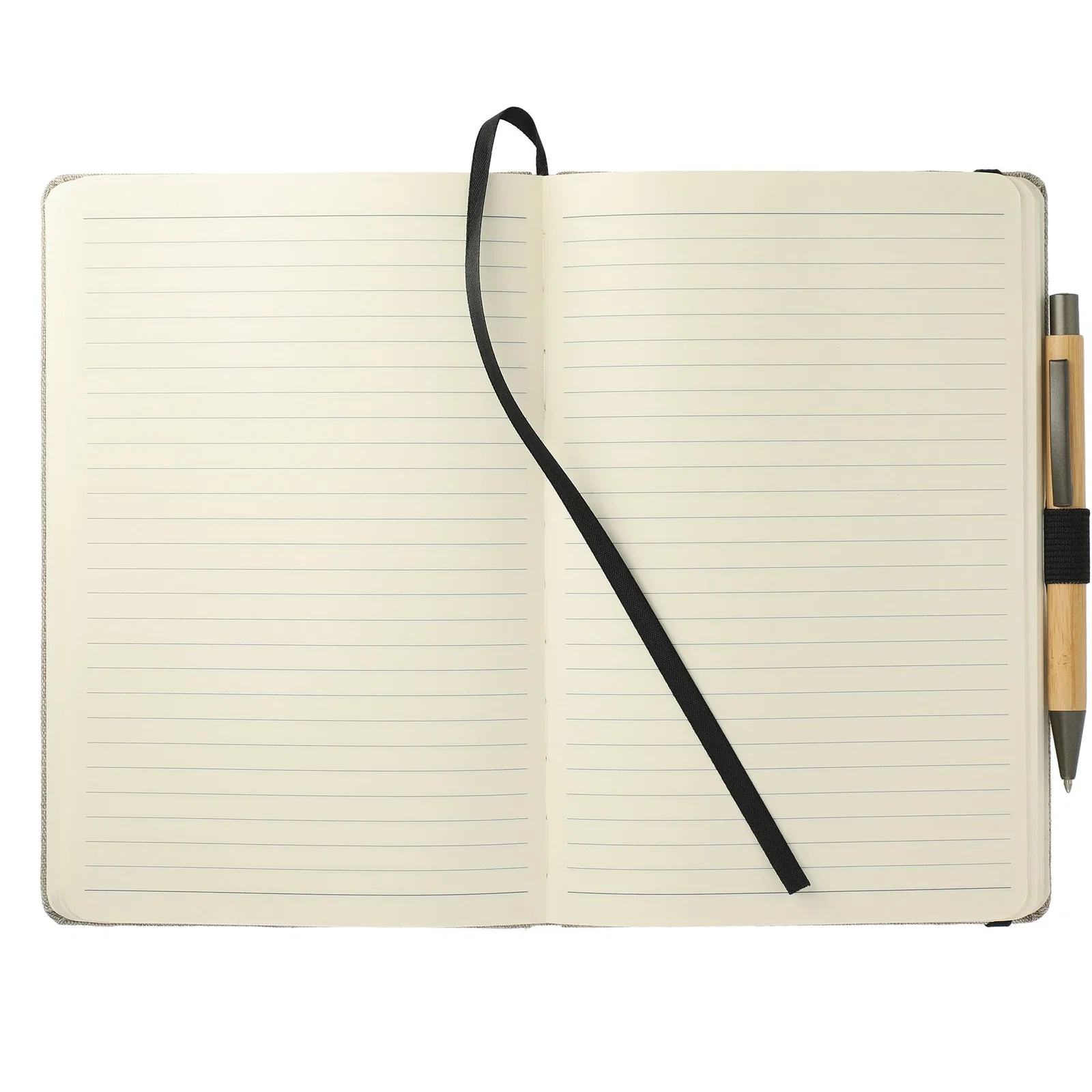 Custom Recycled Cotton Bound JournalBook - 5.5" x 8.5" — view 12