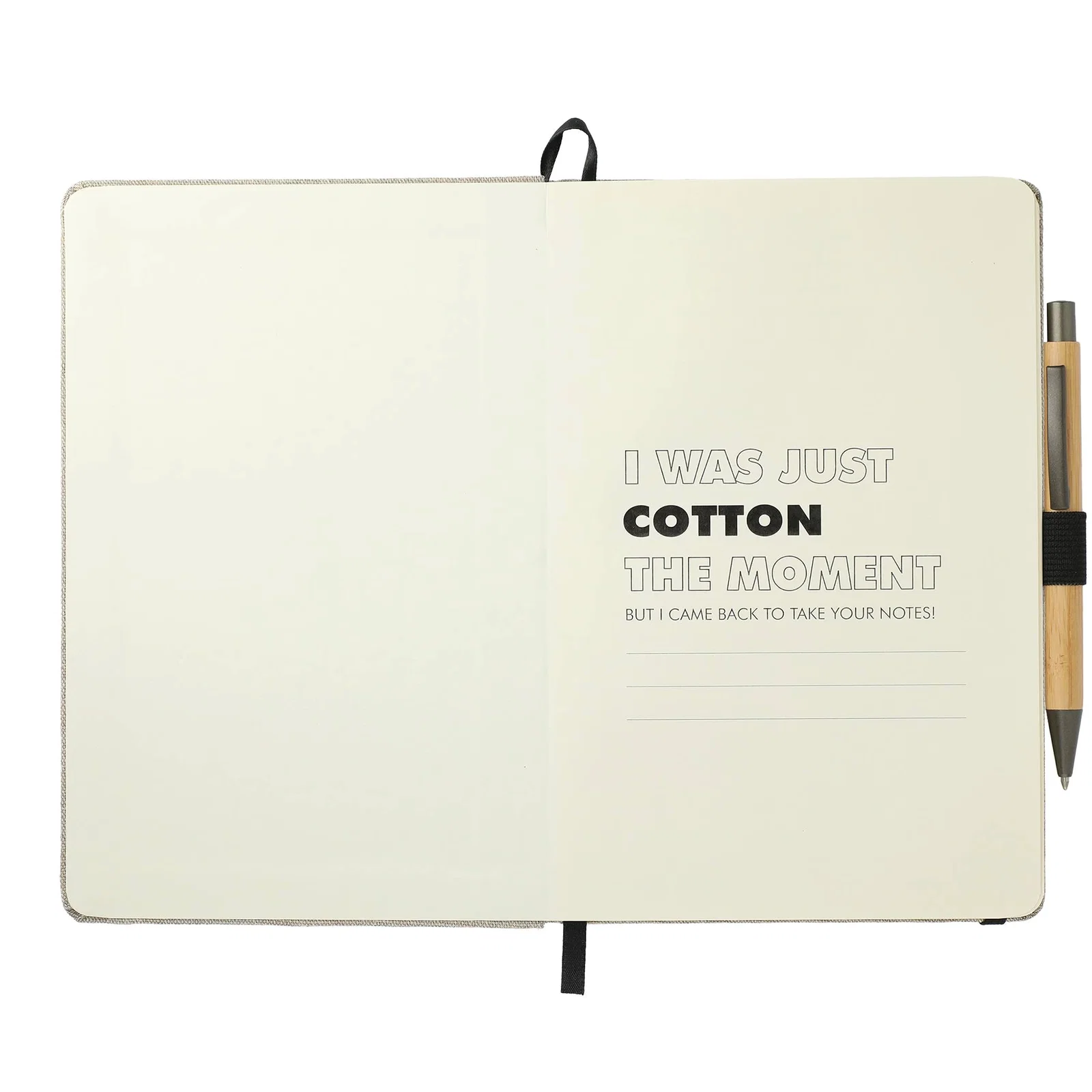 5.5" x 8.5" Recycled Cotton Bound JournalBook® Set — view 11