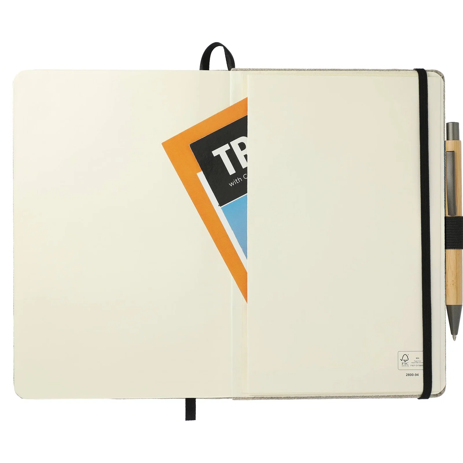 5.5" x 8.5" Recycled Cotton Bound JournalBook® Set — view 13