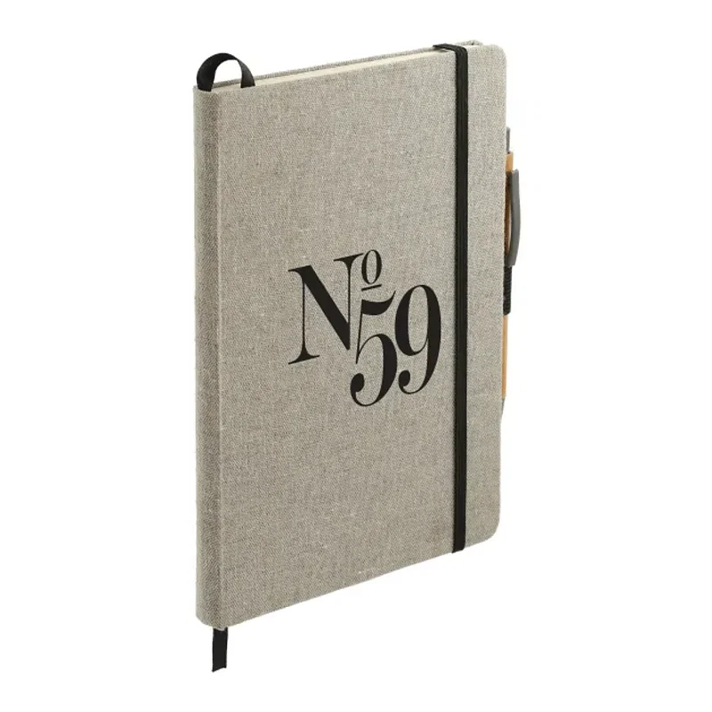5.5" x 8.5" Recycled Cotton Bound JournalBook® Set — view 9