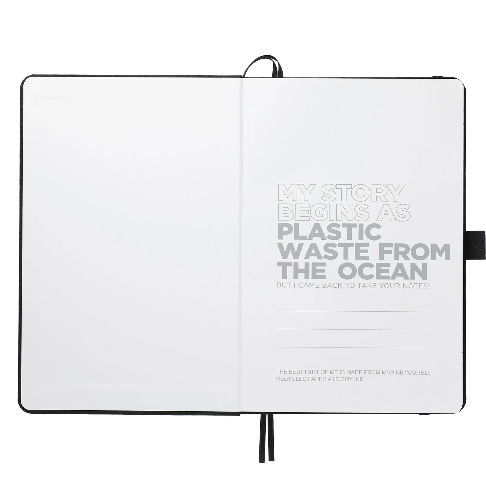 Custom Recycled Marine Bound JournalBook - 5.5"x8.5" — view 10