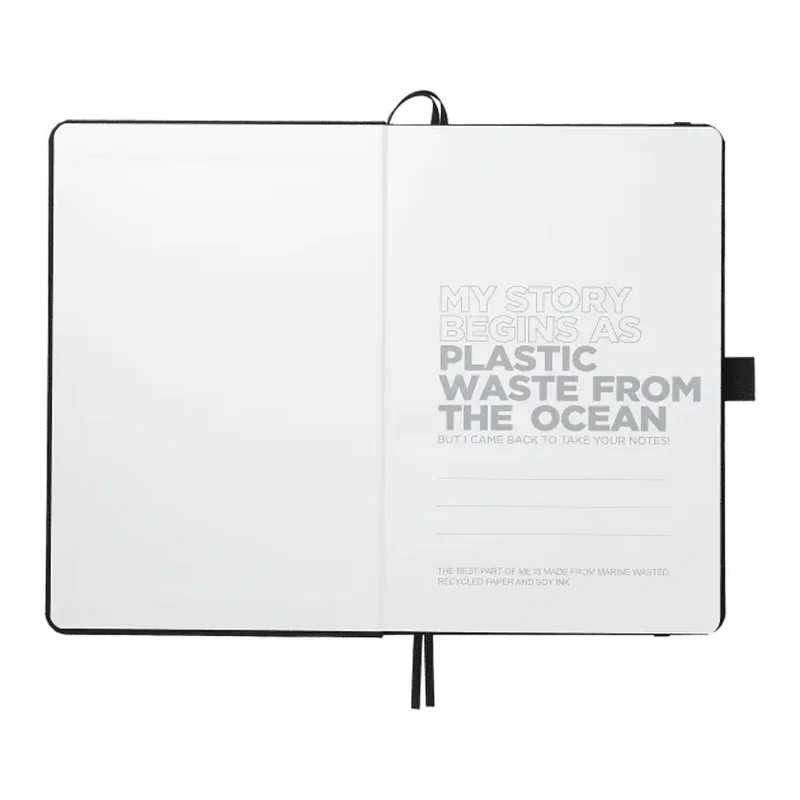 Custom Recycled Marine Bound JournalBook - 5.5"x8.5" — view 2