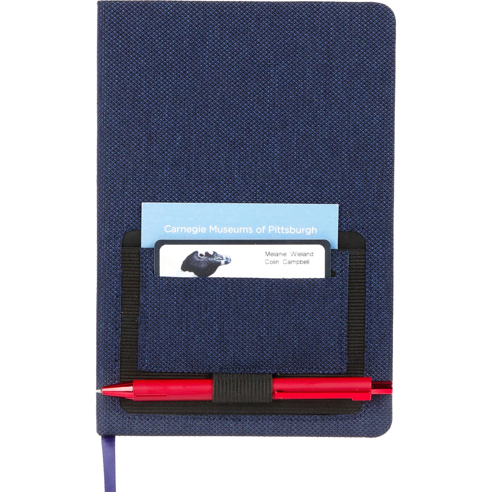 Custom Vila Recycled PET Bound Notebook - 5.5" x 8.5" — view 19