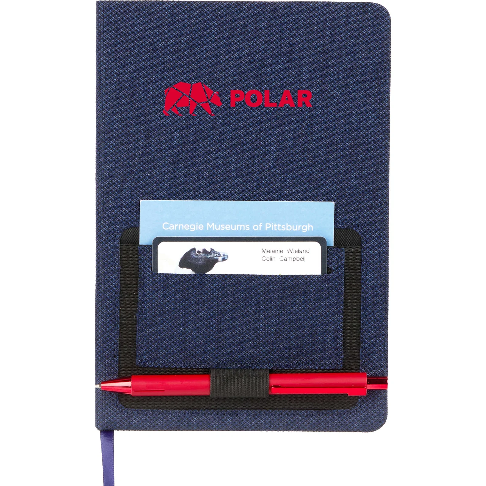 Custom Vila Recycled PET Bound Notebook - 5.5" x 8.5" — view 21