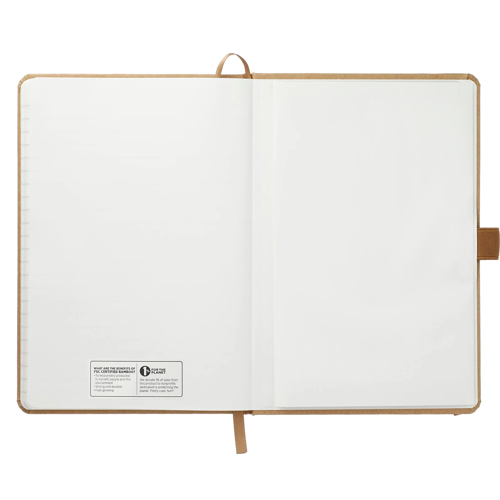 Custom Kraft Stone Bound JournalBook - 5.5" x 8.5" — view 11