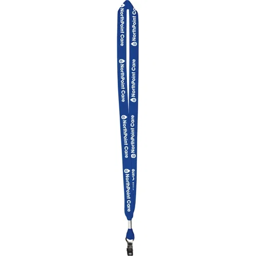 5/8" cotton lanyard in a bright color variant for event badge holders