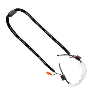 Polyester Eyewear Retainer w/ Crimp & Earplugs - 5/8"