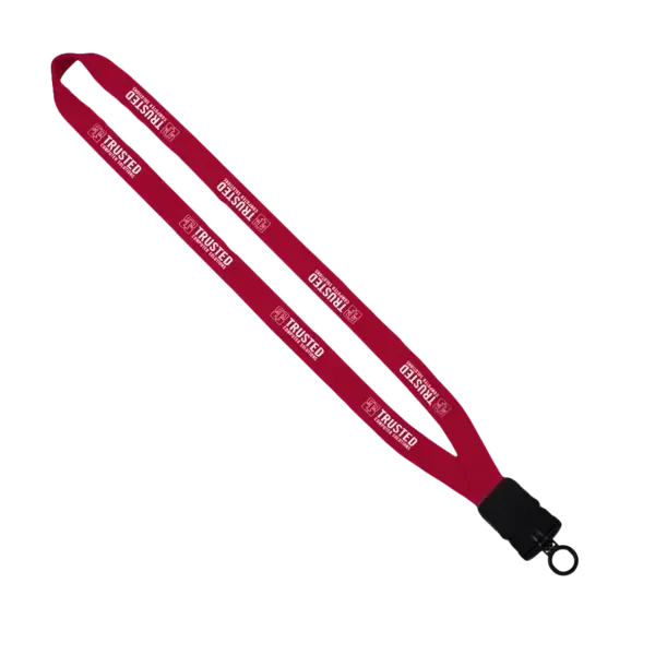 5/8" Polyester Lanyard with Plastic Snap Buckle Release