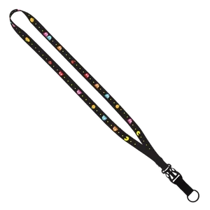 5/8" Tubular Lanyard with Plastic Slide-Buckle Release & Split-Ring