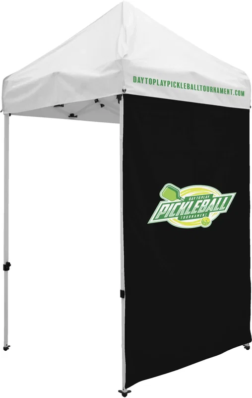 5' Economy Tent Full Wall (Full-Color Imprint) — view 5