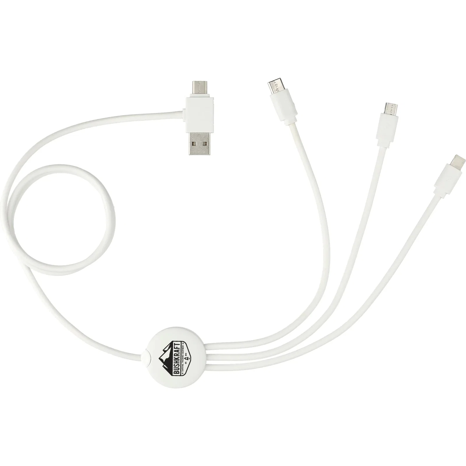 Custom 5-In-1 Antimicrobial Charging Cable - 39" — view 5