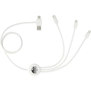 5-in-1 Antimicrobial Charging Cable, 39"