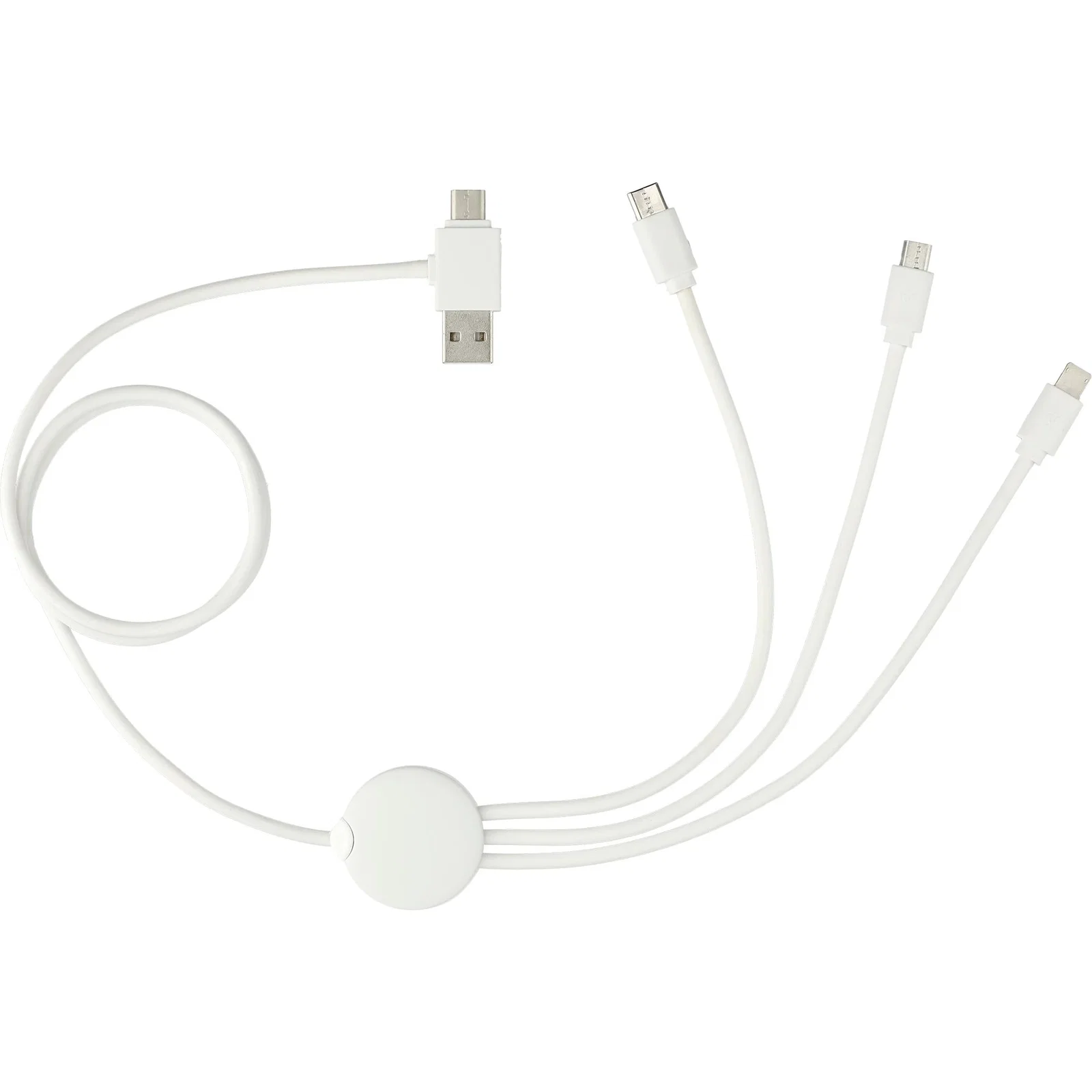 Custom 5-In-1 Antimicrobial Charging Cable - 39" — view 7