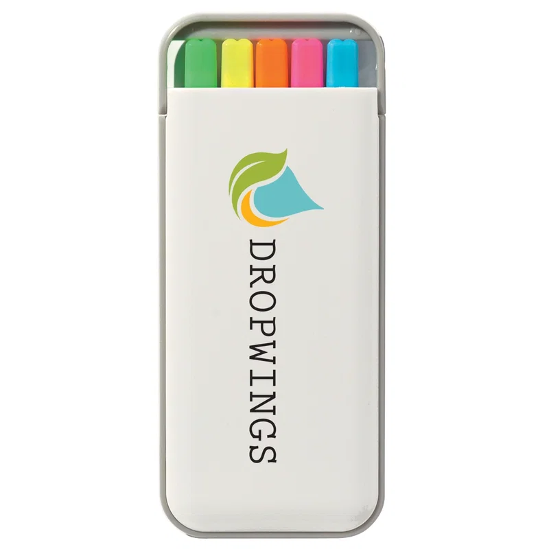 Logo 5-In-1 Highlighter Set