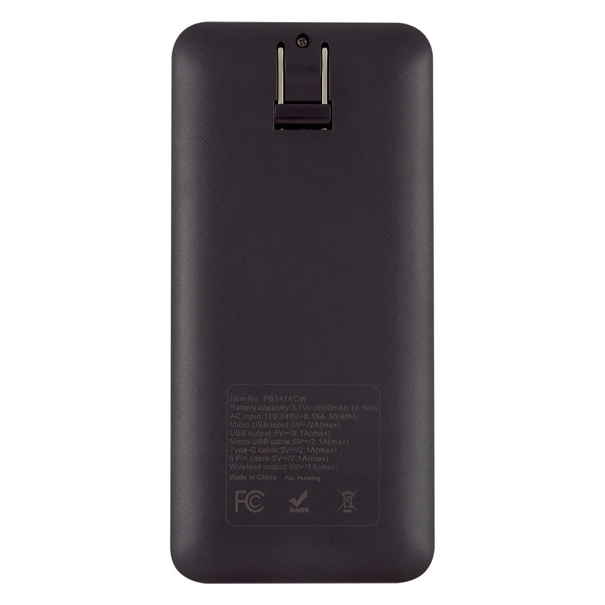 Side edge showing the slim six-inch tall body