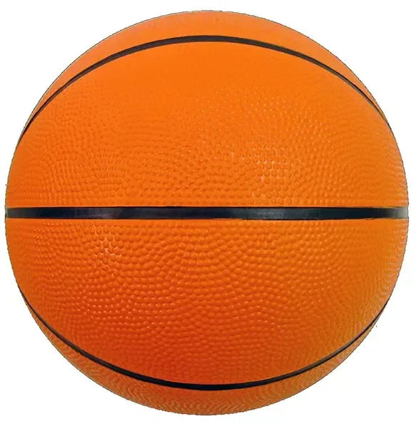 Imprinted Mini Rubber Basketball - 5" — view 4