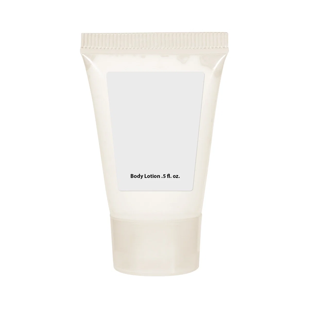 White squeeze tube shown from the front