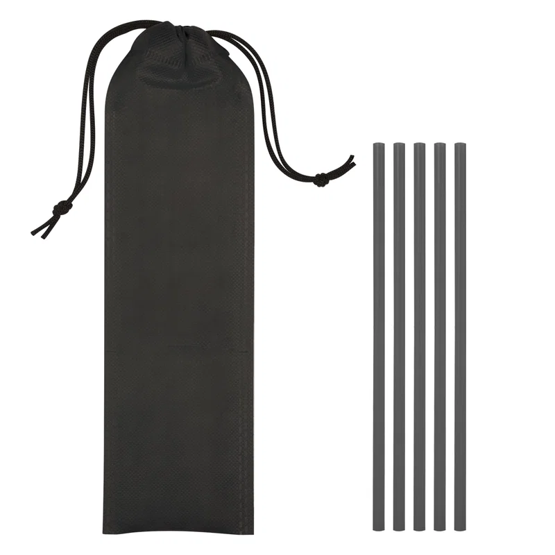 5-Pack On The Go Straws With Pouch — view 2