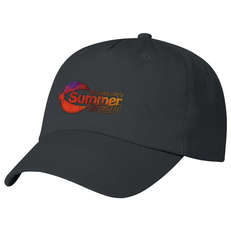 Logo 5 Panel Polyester Cap — view 10