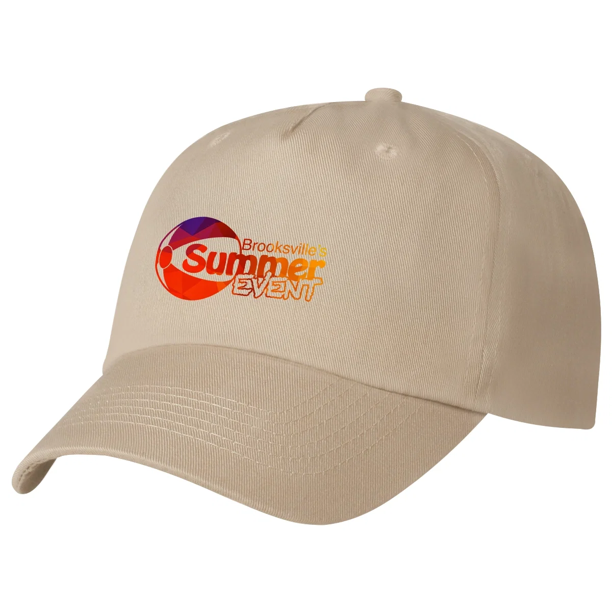 Five panel version of the same polyester hat