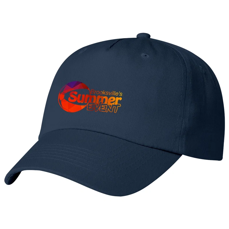 Logo 5 Panel Polyester Cap — view 3