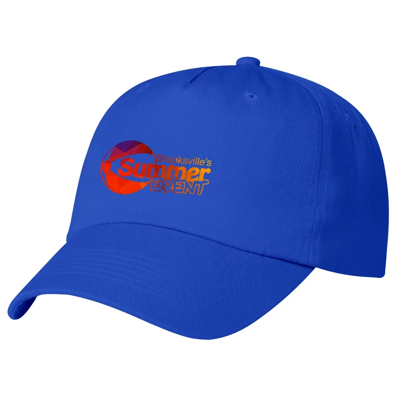 Logo 5 Panel Polyester Cap — view 5