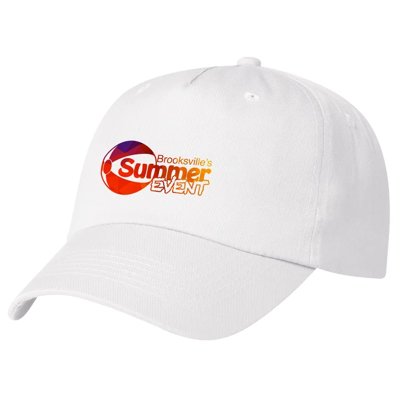 Logo 5 Panel Polyester Cap — view 6