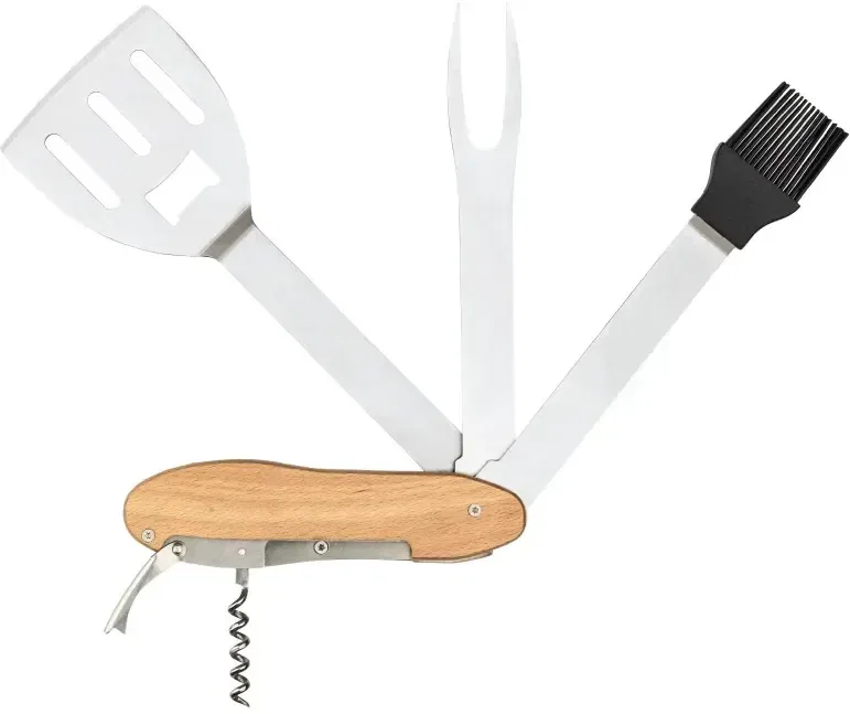 Custom BBQ Tool Set (5 Piece) — view 4