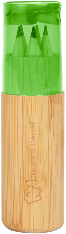 5-Piece Colored Pencil Set In Tube With Dual Sharpener β view 1