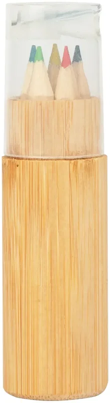 5-Piece Colored Pencil Set In Tube With Dual Sharpener — view 5