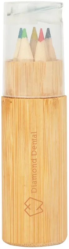 5-Piece Colored Pencil Set In Tube With Dual Sharpener — view 7