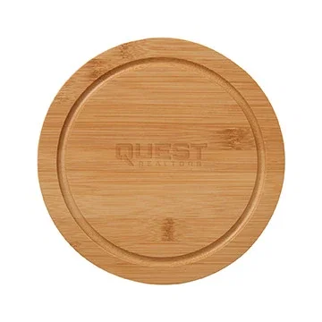 5-Piece Swivel Top Bamboo Cheese Board Set — view 4