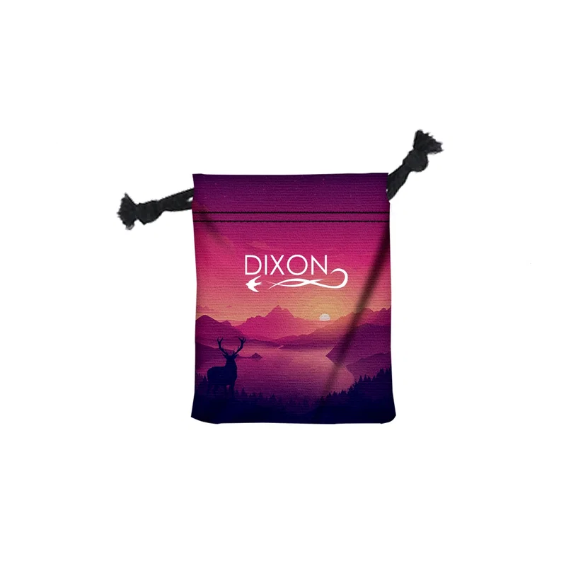 - 5" W X 6" H Canvas Drawstring Bag — view 2