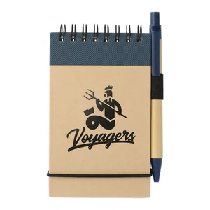 5" x 3" FSC® Mix Recycled Jotter with Pen