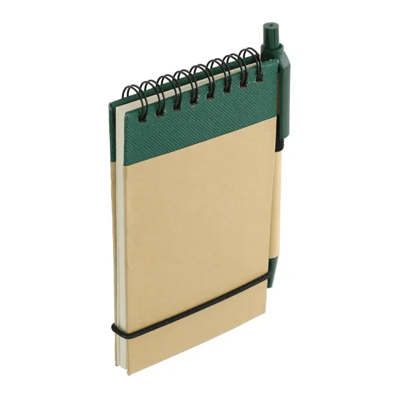 5" x 3" FSC® Mix Recycled Jotter with Pen — view 5
