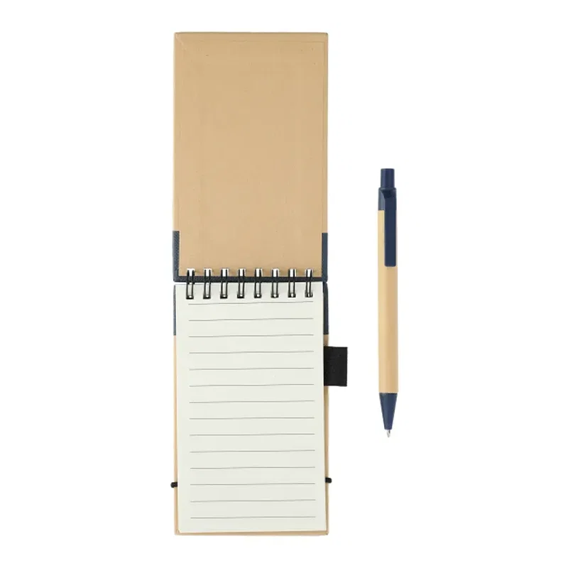 5" x 3" FSC® Mix Recycled Jotter with Pen — view 2