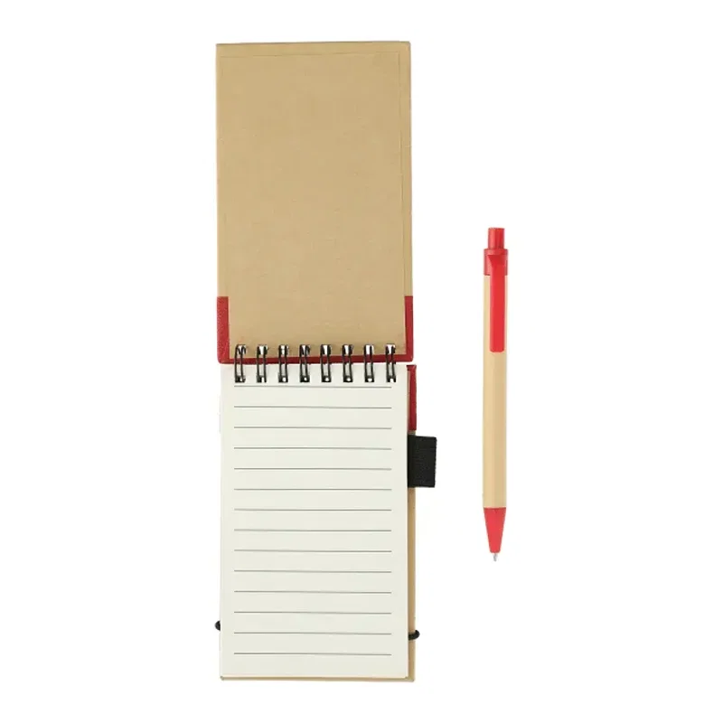 5" x 3" FSC® Mix Recycled Jotter with Pen — view 9