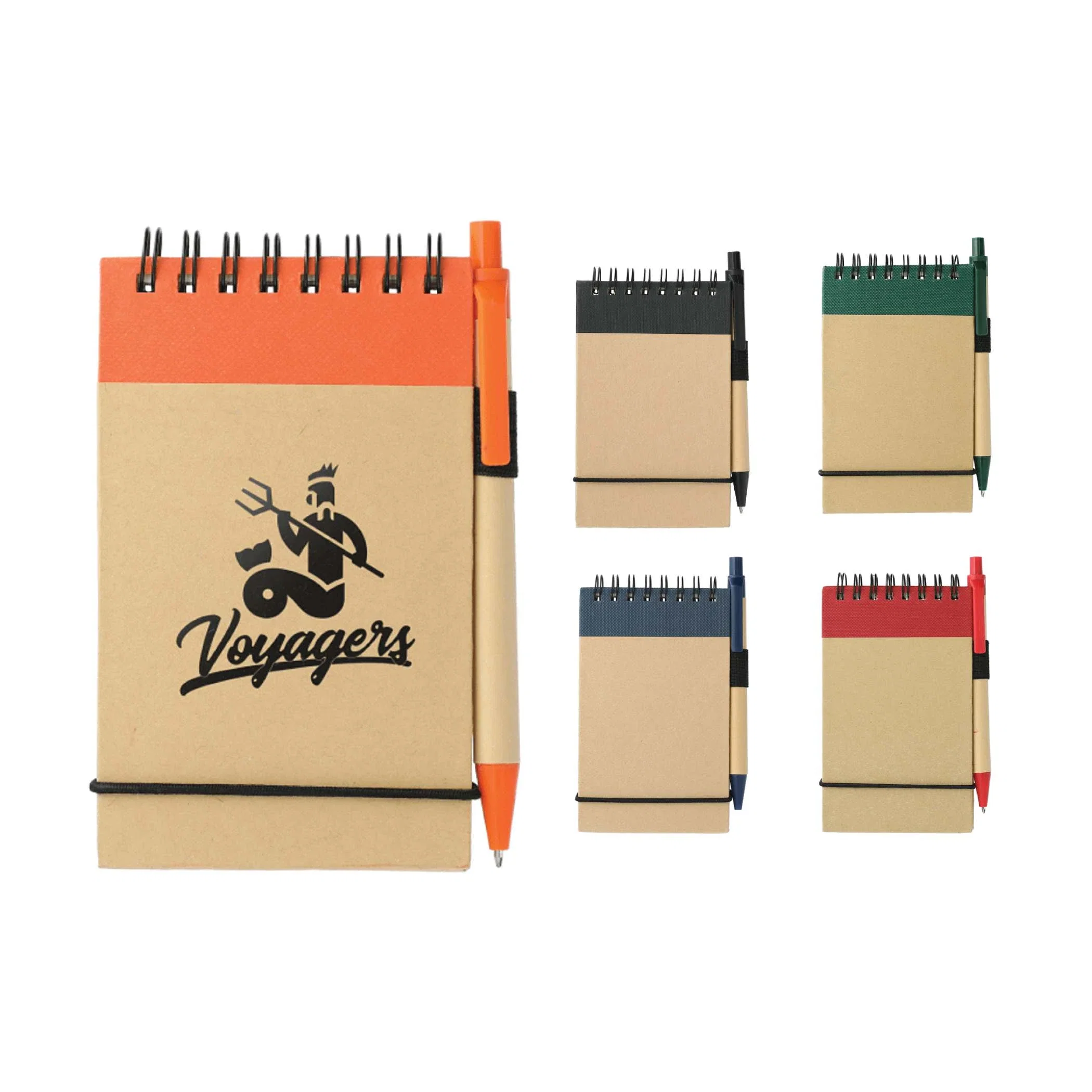 5" x 3" FSC® Mix Recycled Jotter with Pen — view 27