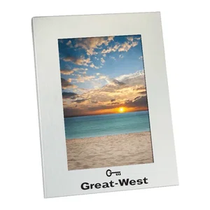 Branded Aluminum Photo Frame - 5" x 7"