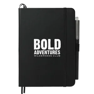 5" x 7" Bulleting Bound Notebook w Pen