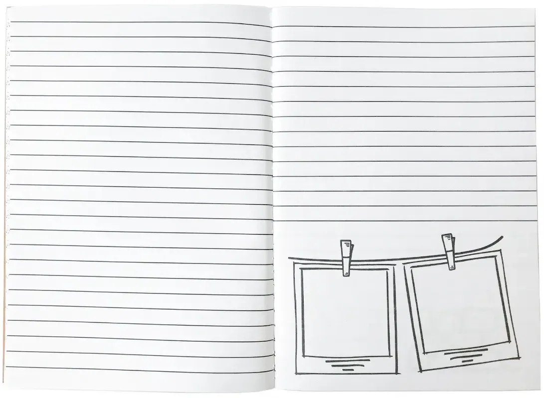 Imprinted Doodle Book - 5" x 7" — view 2