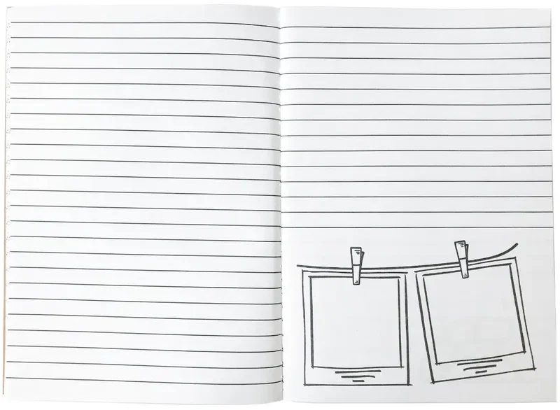 Imprinted Doodle Book - 5" x 7" — view 2