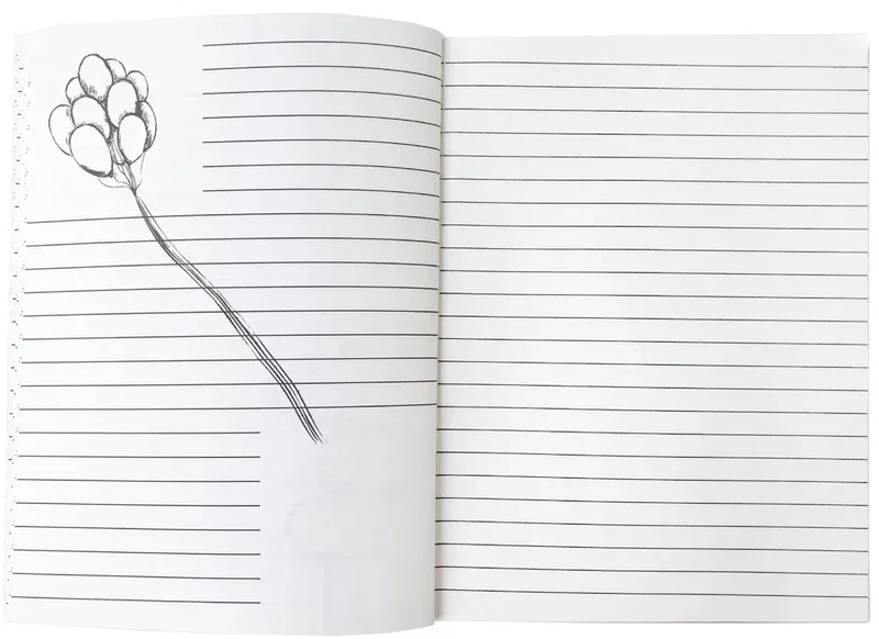 Imprinted Doodle Book - 5" x 7" — view 4