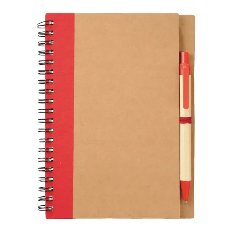 5" x 7" FSC® Mix Eco-Friendly Spiral Notebook with Pen — view 7