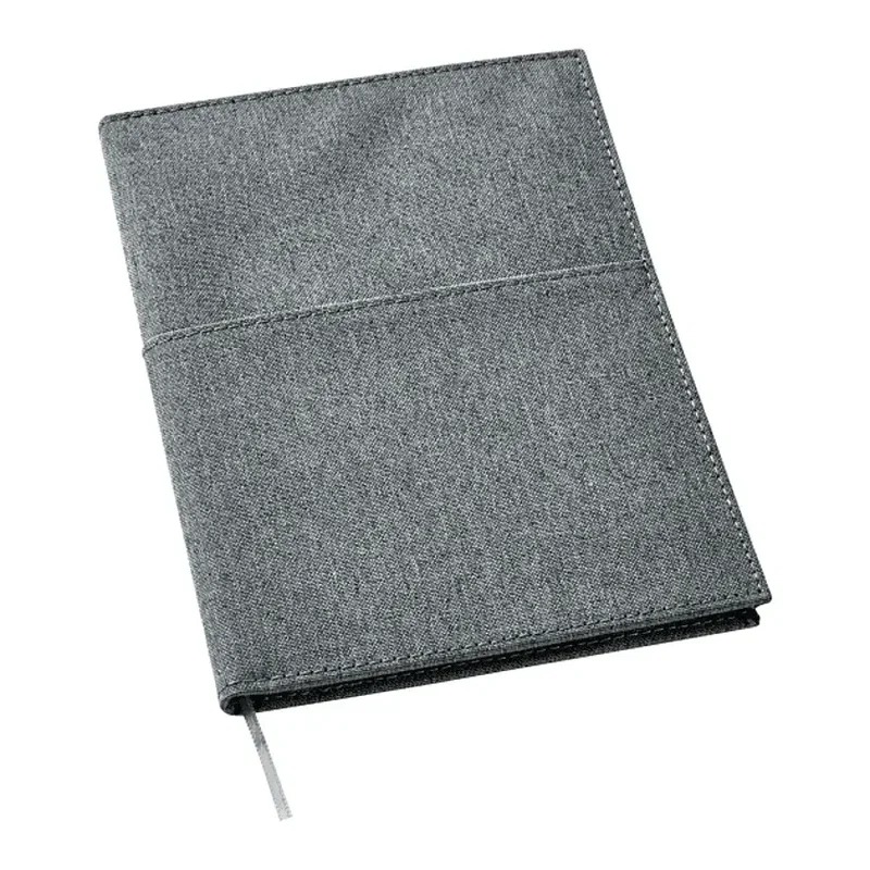Personalized Canvas Pocket Refillable Notebook - 5"x7" — view 2