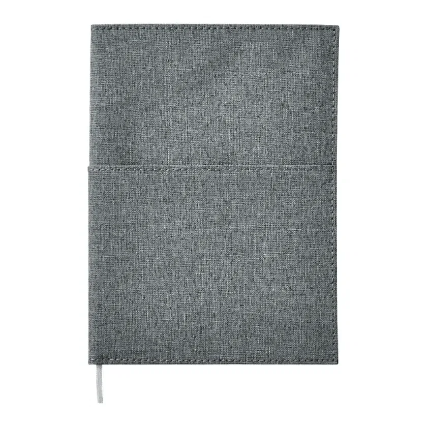 Personalized Canvas Pocket Refillable Notebook - 5"x7" — view 3