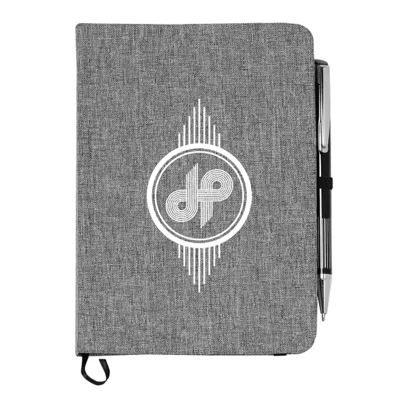 5" x 7" FSC® Mix Heathered Bound Notebook