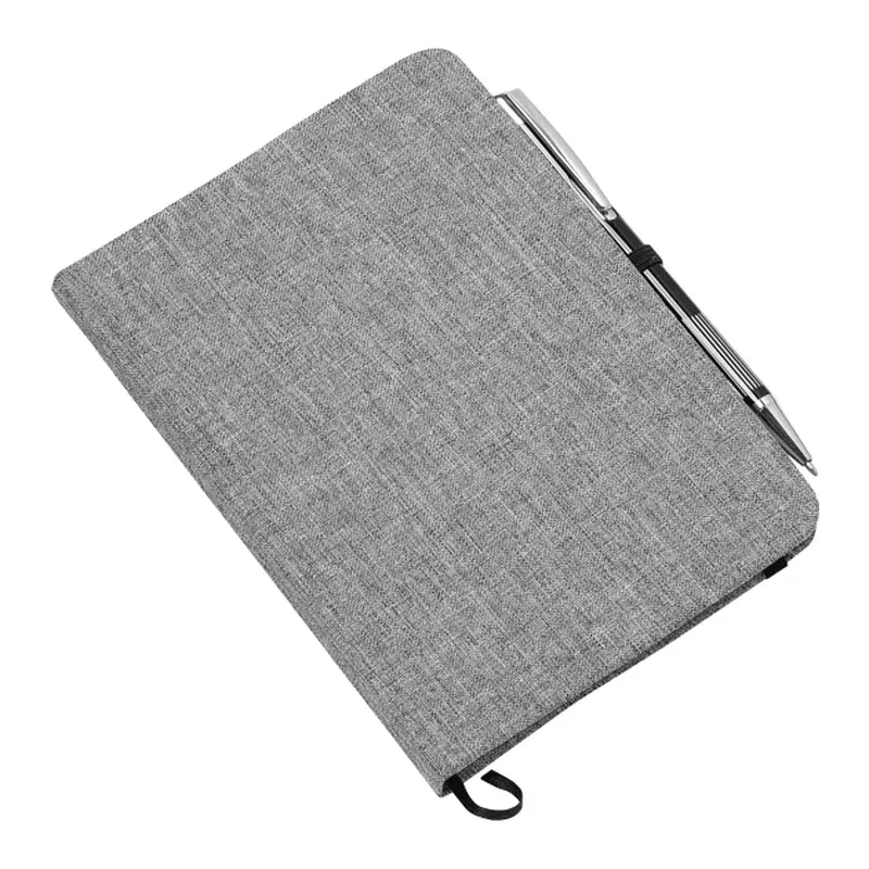 5" x 7" FSC® Mix Heathered Bound Notebook — view 3
