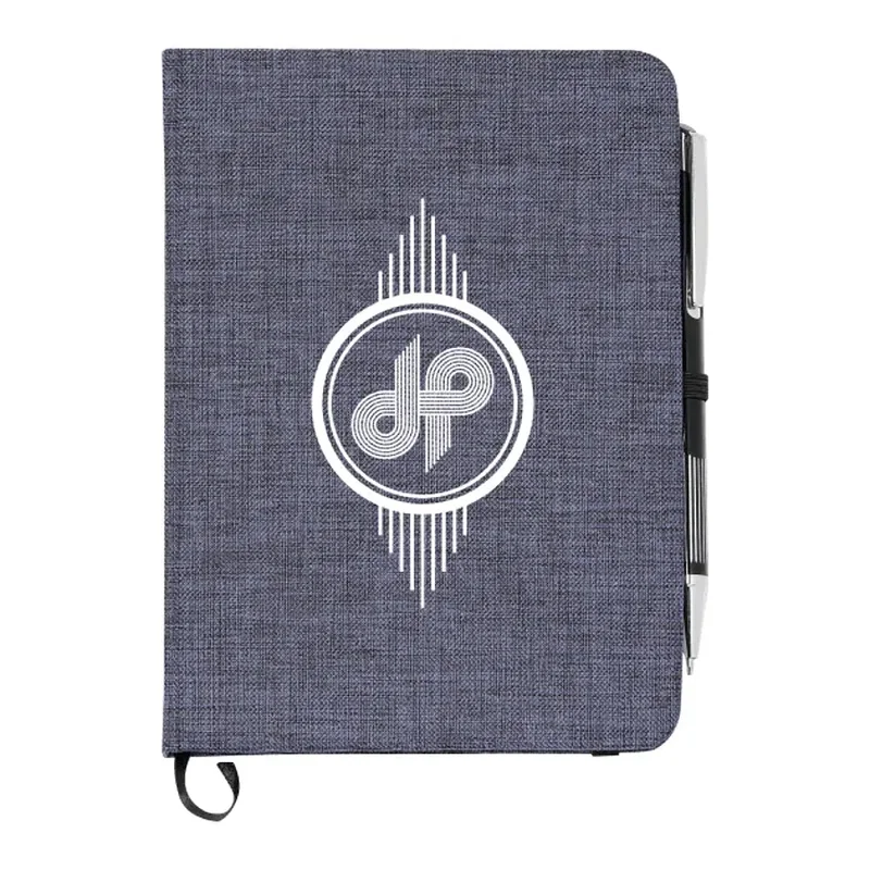 5" x 7" FSC® Mix Heathered Bound Notebook — view 5