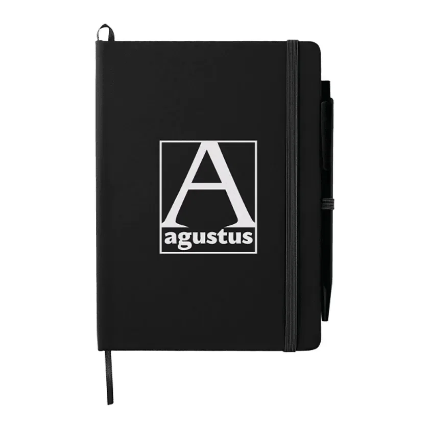 5" x 7" FSC® Mix Prime Notebook With Pen — view 3